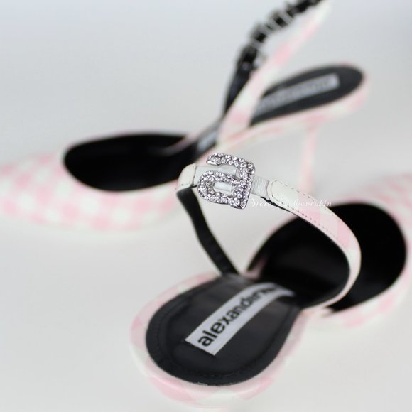 NEW ALEXANDER WANG Logo Embellished Heeled Pumps - Picture 10 of 15